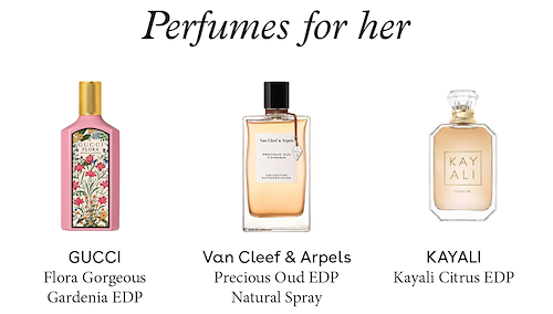 Shop fragrances for her
