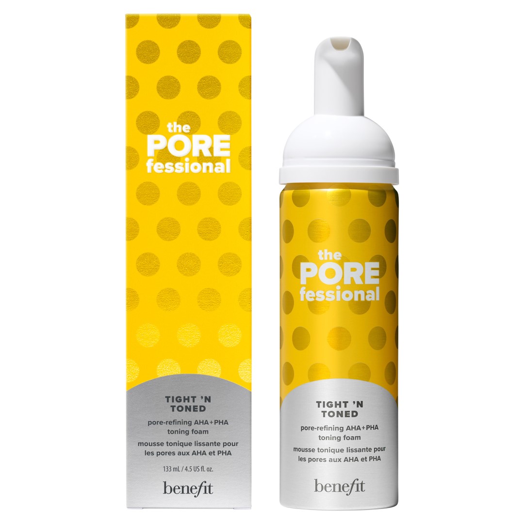 The POREfessional Tight 'N Toned Pore-Refining AHA + PHA Toning foam