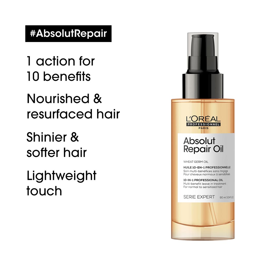 Serie Expert Absolut Repair Gold 10 In 1 Leave In Oil