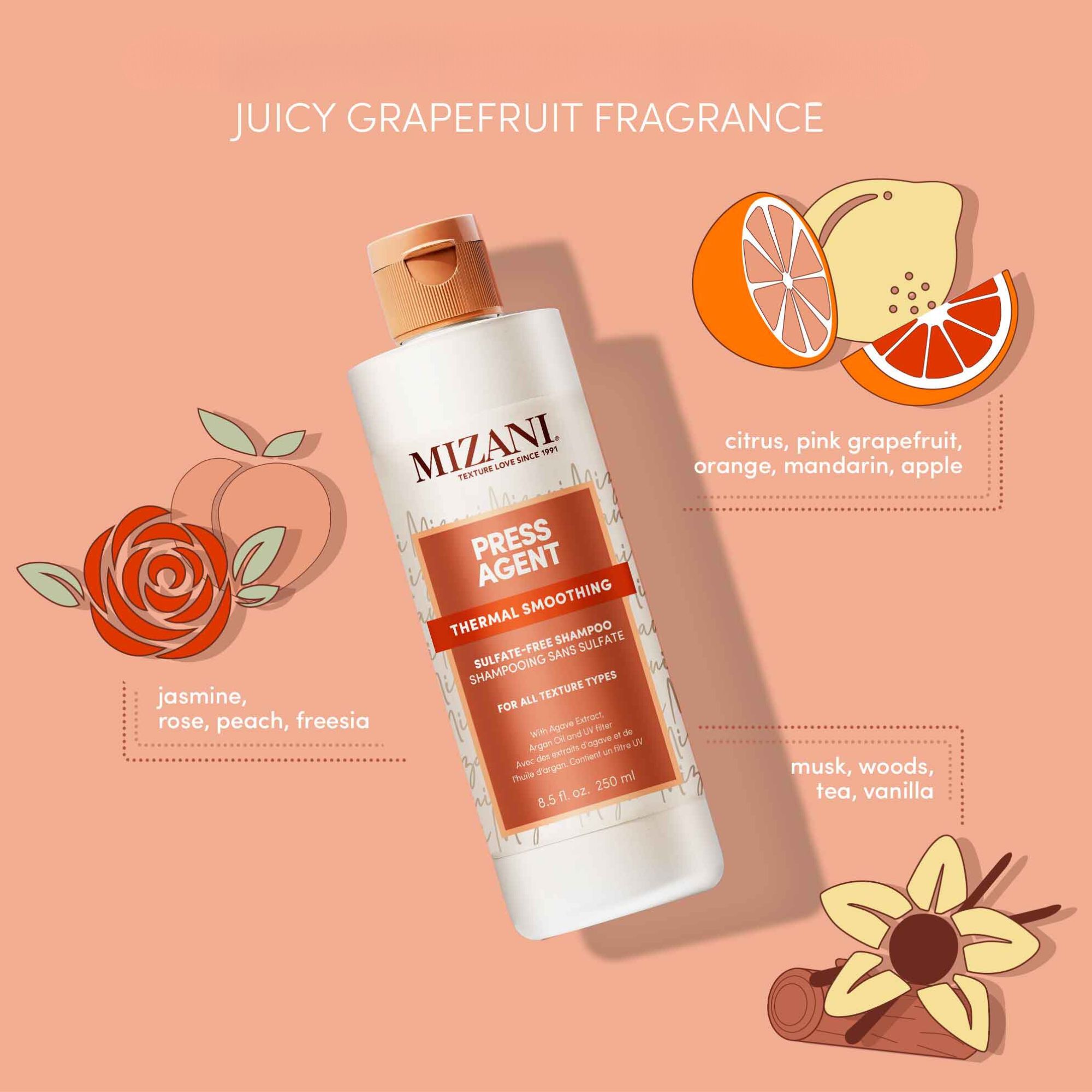 Press Agent Thermal Smoothing Shampoo