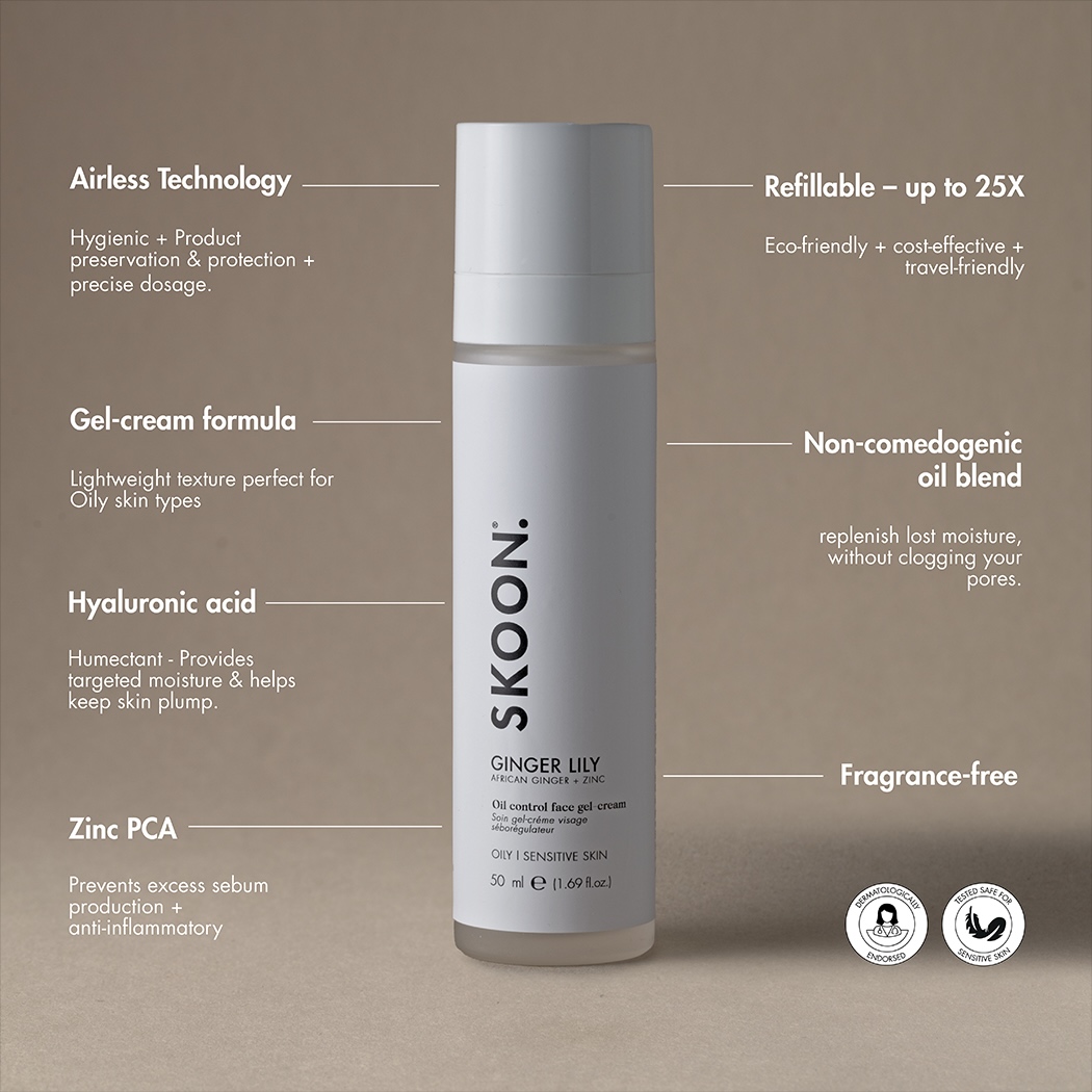 Ginger Lily Oil Control Face Gel Cream Ginger Lily Oil Control Face Gel Cream