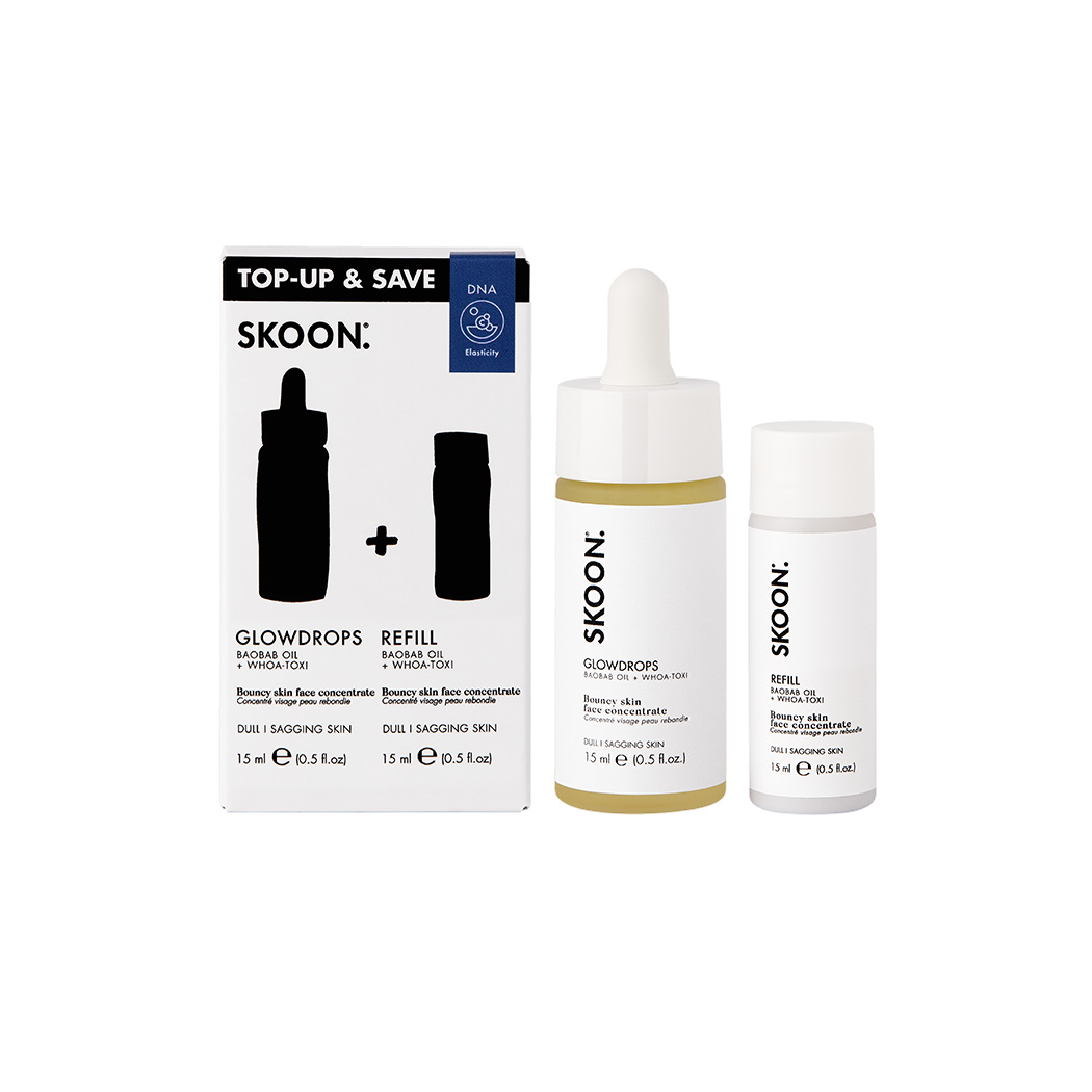 Glowdrops Bouncy Skin Face Concentrate + Refill